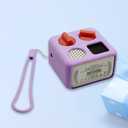 2 x Silicone Cover for Yoto Mini Player, Protective Sleeve Case Compatible with Audio Music Player (Purple)