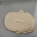 Jetec 12 Pcs Thanksgiving Wooden Pumpkin Cutouts Large Size Fall Unfinished Decor Multiple Styles Thanksgiving Wood Cutouts Blank Wooden Pumpkins for Crafts Paint Fall DIY Harvest Party Supplies