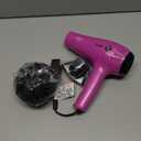 Conair Hair Dryer with Retractable Cord, 1875W Blow Dryer, 3 Heat Settings, 2 Speeds, Blow Dryer with Diffuser and Concentrator Attachments, Ionic + Tourmaline Technology, Pink