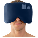 illo Wearable Pillow Sleep Mask | Soft Mulberry Silk Blackout Sleeping & Napping Eye Mask | Best for Home Bed, Work, Camping, Airplane, Side Sleeper | Reversible as Travel Neck Pillow | Women & Men