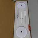 23-inch Large Wall Candle Sconce, Set of 2, Wall Mounted Candle Holder, Modern Chic Home Decor for Living Room, Bedroom, Dining Room, Hallway & Stairway (White)