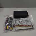 Hikity Android 13 Double Din Car Stereo 7 Inch Touch Screen Car Radio GPS Navigation WiFi Bluetooth FM Radio Mirror Link for iOS/Android Phones, with 12 Led Lights AHD Rear View Camera Mic