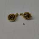 Royal Designs Pine Cone Resin Design 2.75" Lamp Finial for Lamp Shade, Polished Brass - Set of 2