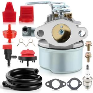 MOTOALL 640084B Carburetor for Tecumseh 632107 632536 640084 640105 640299 632107A 640084A 640084B 640299A 640299B 4HP 5HP HS50 HSK40 HSK50 HSSK40 HSSK50 HSSK55 LH195SA LH195SP OHSK110 OHSK120 OHSK125