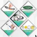 Urbanstrive Magnetic Measuring Spoons Set Stainless Steel, Dual Sided for Liquid Dry Food, Measuring Cups Spoons Set Fits in Spice Jar, Kitchen Gadgets, Cooking Utensils Set, Including Leveler, 8Color (Colorful)