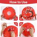 28 Pcs Japanese Lantern Hibachi Party Decorations Chinese Paper Decor Includes 6 Red, 2 White, and 20 11.8 Inch Small Lantern Plum Blossom for Chinese New Year