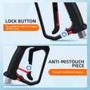 Pressure Washer Short Gun with Swivel, 5000 PSI/10.5 GPM High Power Washer Gun with 5 Nozzle Tips, 3/8'' Quick Connect and M22-14mm and M22-15 mm Fitting