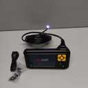 Endoscope Camera with Light, 4.3" IPS Screen 1080P Tools Borescope with 8 LED LightsSemi-Rigid Cable Snake Camera, IP67 Waterproof Sewer Inspection Men Tool - 16.5FT-Dual Lens