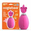 oogiebear: Baby Nasal Aspirator - Safe Booger & Earwax Remover for Newborns, Infants, Toddlers - Better Syringe, Airtight Suction, Nose Sucker - Essential Baby Stuff, Diaper Bag Must-Haves, Pink