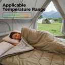 OLIXIS Double Sleeping Bag for Adults with Pillow, Lightweight Portable Queen 2 Person Sleeping Bag, Cold Weather Warm Zipper Sleep Bags for 3 Seasons Backpacking Camping Hiking Outdoor Adventure