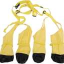 Dog Suspender Boots, Polyester Water Proof Dog Boots, Abrasion Proof, Anti Slip Dog Boots for Winter Snow Rain Hiking, All Season Usability, Waterproofing Protections (M)