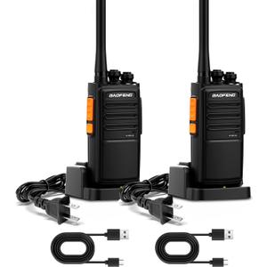 BAOFENG Radio VBT-888S Plus 2Pack Long Range Walkie Talkie Rechargeable Channel 16 Portable Two-Way Radios Walkie Talkies for Adults with 1500mAh Typc-C Charging Battery for School, Church, Cruise