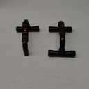 RBX Push-Up Bars with Cushioned Foam Grips and Non-Slip Base (Red)