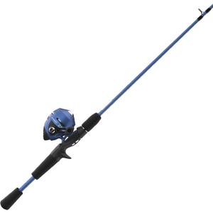 Zebco Slingshot Spincast Reel and Fishing Rod Combo, Blue
