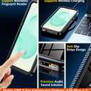 SPIDERCASE Only Designed for Samsung Galaxy S25 Plus Case Waterproof,Built-in Screen & Camera Lens Protector[IP68 Underwater] [Military Grade Shockproof] Full Body Protection Phone Case,Black/Clear