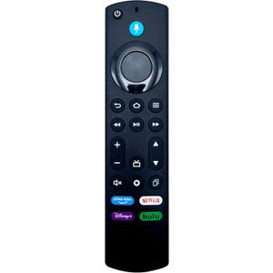 Voice Remote Control KS-RC1US-21 Compatible with Toshiba 2018-2023, C350, M550, V35 Series, LED Full HD, 4K UHD Fire-TV Smart TVs