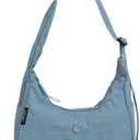 Nylon Crossbody Bag for Women Waterproof Dumpling Purse Casual Shoulder Bag Trendy Hobo Handbag 2026 Lightweight Tote