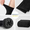 J-BOX Crew Socks for Women Casual Cotton Socks Soft Breathable Dress Socks 10 Pairs