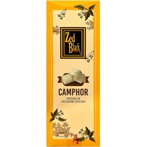 Zed Black Camphor Incense Sticks – 120 Count| Hand-Rolled Incense with Camphor Fragrance | Premium Aromatic Blocks for Pooja, Meditation