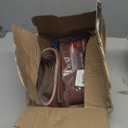 Boshcraft 21 Pack 3 x 21 Inch Sanding Belts, 3x21 Belt Sander Sanding Belts 40/60/80/120/180/240/400 Grits Assortment Sanding Belt for Belt Sander Knife Sharpening Woodworking Metal Polishing