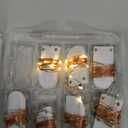 MUMUXI 12 Pack 7.2ft Fairy Lights Battery Operated String Lights, 20 Mini LEDs for Centerpiece Table Decorations, Wedding Party Bedroom Mason Jar Christmas Decor, Warm White