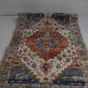 Hallway Runner Rug 2'x6' Distressed Washable Vintage Kitchen Non Slip Bedroom Kitchen Laundry Room (Traditional & Classic)
