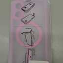 TOCOL Magnetic for iPhone 16 Case, Upgraded Full Camera Protection, Compatible with Magsafe, Drop Protection, Translucent Matte Back Bumper Phone Cover 6.1-Inch (Peony)