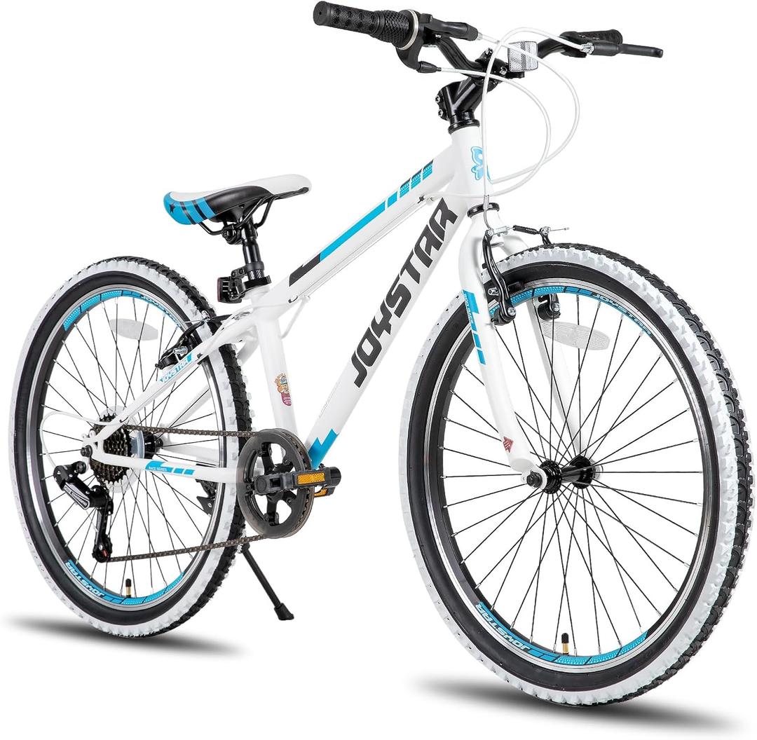 JOYSTAR Lubbock 24" Kids Mountain Bike Boys Ages 8-12 White