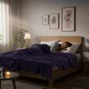 Utopia Bedding Fleece Blanket Throw Size Purple 300GSM Luxury Anti-Static Fuzzy Soft Microfiber Blanket for Couch, Sofa and Bed (50x60 Inch)