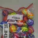 Halloscume 24 Pcs Mexican Ball Ornaments 1.97 Inch Mexican Ball Hanging Decorations Holiday Colorful Hanging Ornament for Xmas Party Supplies