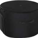 Garden Water Hose Holder Storage Bag PotWater Hose Hider Holds 150 ft Hose, Bottom With Drain Holes Patio and Indoor-Black