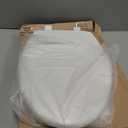 Bemis 7300SLEC Slow Close Toilet Seat, Easy Clean Hinges and Durable Plastic Seat, Made in USA, Elongated, White