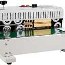 VEVOR Continuous Bag Band Sealing Machine, 0.24-0.47 in/6-12 mm Seal Width, Horizontal Band Sealer Machine with Digital Temperature Control, Bag Sealer for 0.02-0.8 mm Plastic Bags with Count Function