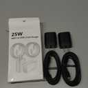 2Pack 45W Super Fast Charger Type C 6ft, USB C Wall Charging Block Plug and Long Android Phone Charger Cable Cord for Samsung Galaxy S26/S26 Plus/S25/S24 Ultra/S23+/S22/S21/Note 20/iPhone 17 16 15 Pro 