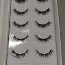 FlutterHabit The Bestie prepTECH Classic 6 Pair Underlash Extensions, 614mm Tapered Lash Clusters, Reusable Under Lash Eyelashes for At Home Application, Light Volume Cat Eye, Adhesive Required