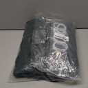 Extra Long Boho Farmhouse Shower Curtain Woven Fabric 84 Inch Dark Green Shower Curtain, 72 x 84 Tufted Pleat Floral Puffs Textured Modern Minimalist Hunter Green Shower Curtain Set for Bathroom