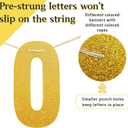 Pre-Strung Gold Glitter Retirement Banner,(No DIY)Funny Retirement Party Decorations,"NO MORE MEETINGS,JUST NAPPING & EATING"farewell banner,Party Supplies, Gifts and Decorations