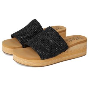 Black and Brown Women's Sandals, 7.5 Size