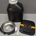 Automatic Dog Feeder - 8L/34 Cups Large Capacity Automatic Cat Food Dispenser with LCD Screen, Large Food Tray, Battery Operated, Timed Cat Feeder, Up to 50 Portions 6 Meals Per Day, Keeps Fresh