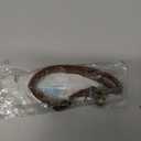 THAIN Leather Cat Collar with Bell Breakaway- Adjustable, Durable, Retro Bell fit Most Cats and Kittens (Brown)