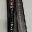 Terviiix 1.25 Inch Thermal Brush, Fast-Heating Ceramic Tourmaline Ionic Volumizing Iron, Heated Round Comb for Volumizing and Soft Curls, Digital Display 9 Temperatures Curling Wand, Dual Voltage (Black)