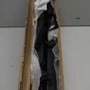 Floating Bookshelves for Wall, Rustic Wood Hanging Wall Bookshelf, Upside Down Book Shelf and Wall Mounted Bookshelves for Home Decor in Bedroom, Living Room, Black 2 Pack (16.5 in)