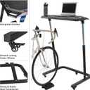 RAD Cycle Products Adjustable Bike Trainer Fitness Desk Portable Workstation Standing Desk, 27.75 x 25 x 47 inches