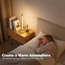 Cordless Table Lamp, Rechargeable Gold 5200mAh Battery Operated LED Portable Lamps, 3 Color Stepless Dimmable Touch Lamp for Nightstand, Bedroom, Dining Table, Counter, Living Room