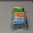 Baby/ Toddler/ Kids Stainless Steel Insulated Food Storage Container Small Leak Proof Lunch Box- 3 pk. 8 oz Snack Containers- Square Thermal Food Container With Airtight Lid On The Go, School, Daycare (Blue Green orange)