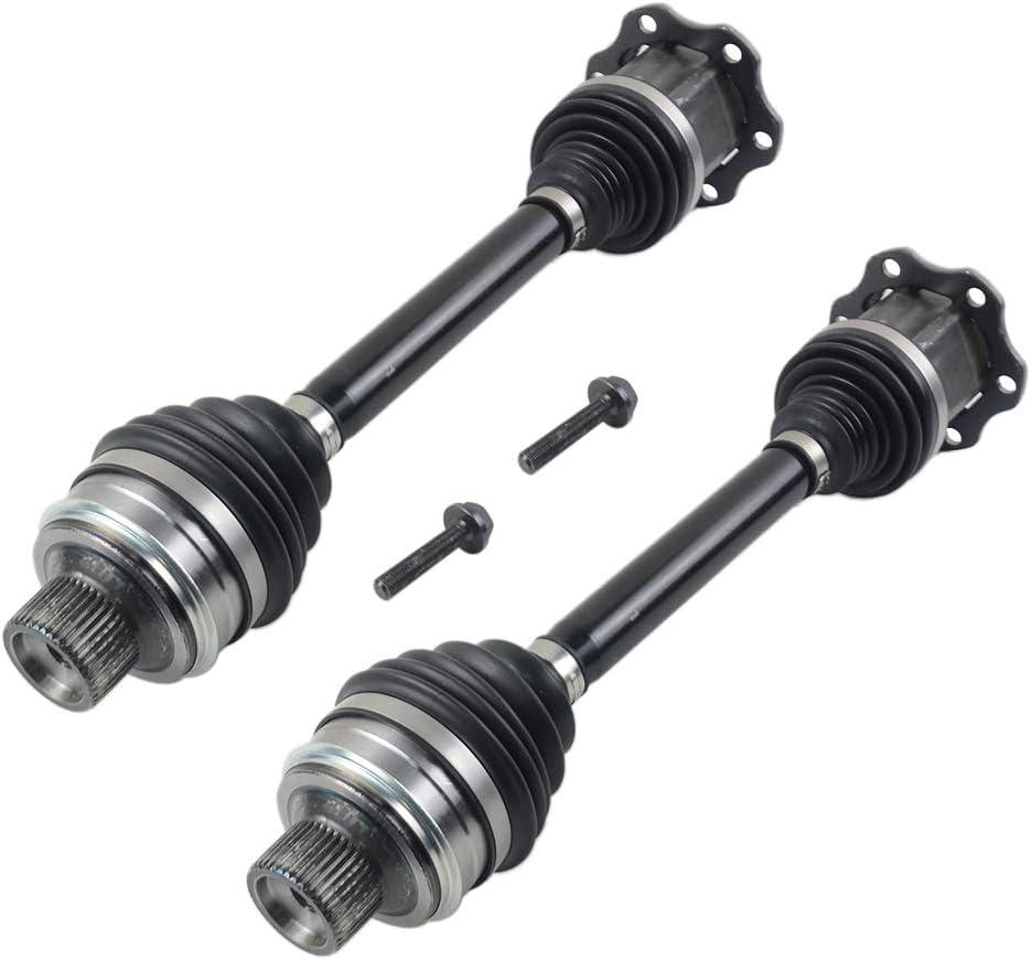 2Pcs Front CV Axle Shaft Assembly Replacement for 2013-2017 Q5 2.0L 3.0L Part# 8R0407271G 8R0407271F (Left & Right)