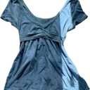 Grunge Emo Goth Shirts Y2k Lace Bow Coquette Babydoll Tops Women Vintage Graphic Tee 2000s Summer Crop Tops, M