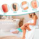 2PK Waterproof Leg Cast Cover for Showering - Reusable Shower Sleeve for Foot After Surgery, Watertight Non-Slip Adult Fracture Protector Bag, Water Proof Medical Covers for Heel/Foot/Wound/Bandages