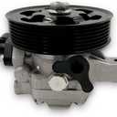 Power Steering Pump with Pulley Fits 2003-2007 for Honda Accord EX/LX/DX/SE 2.4L, 21-5341