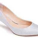Jewel Badgley Mischka Royalty Pointed Toe Kitten Heel, Size 8